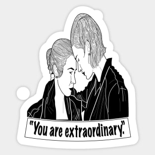 "You are extraordinary." Sticker